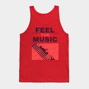 Feel the music shirt Tank Top